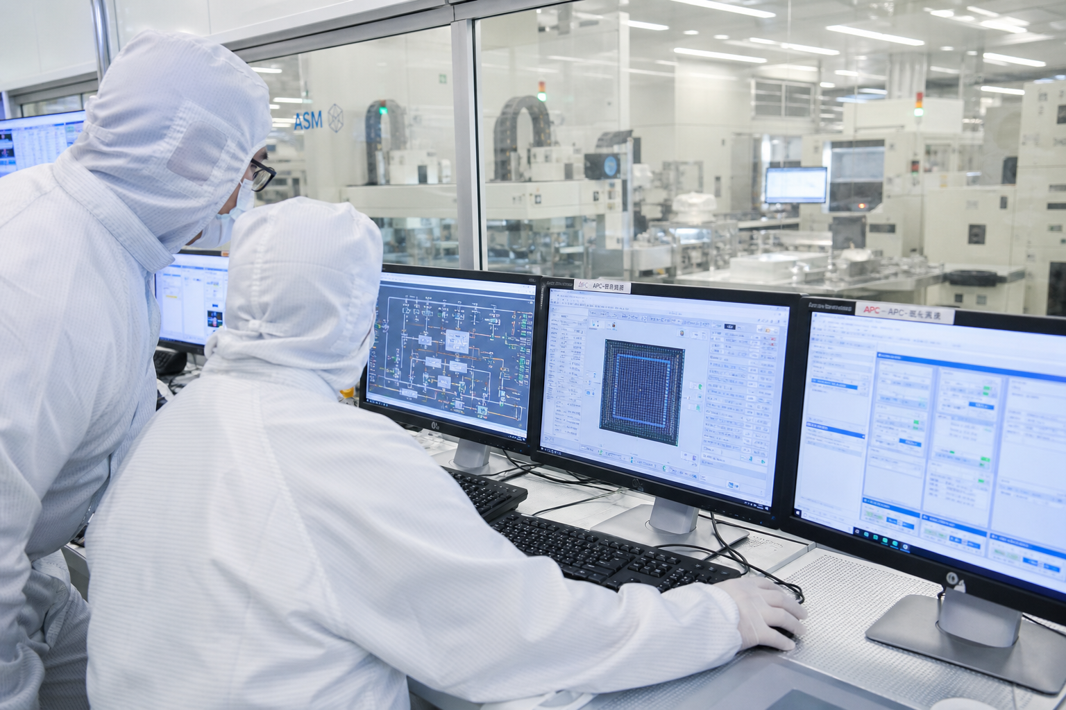Editorial illustration: PRIMARY SUBJECT — this editorial photo illustrates a story about Taiwan Semiconductor Manufacturing Company Limited, a S