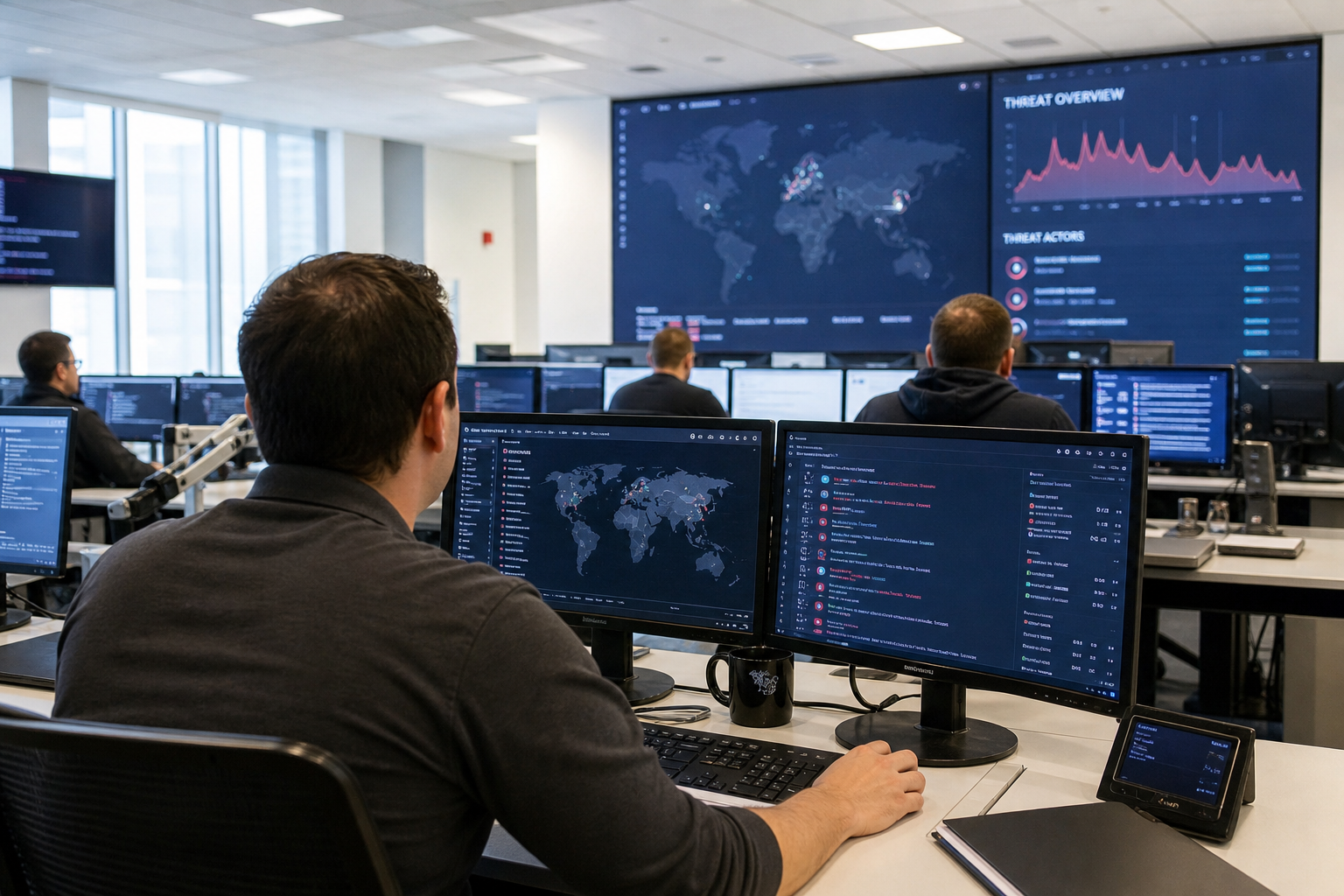 Editorial illustration: PRIMARY SUBJECT — this editorial photo illustrates a story about CrowdStrike Holdings, Inc., a Software - Infrastructure